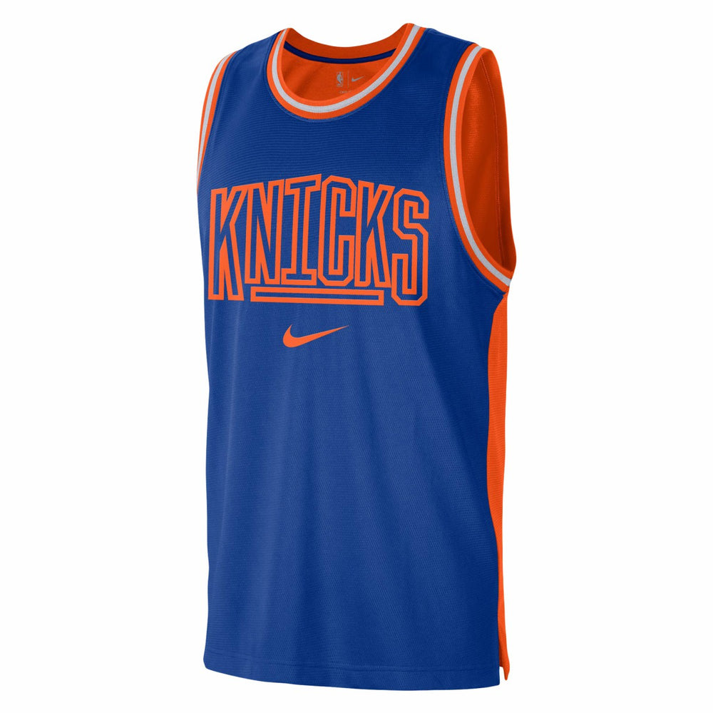 New York Knicks Courtside Versus Force Split DNA Performance Mesh Tank Top For Sale