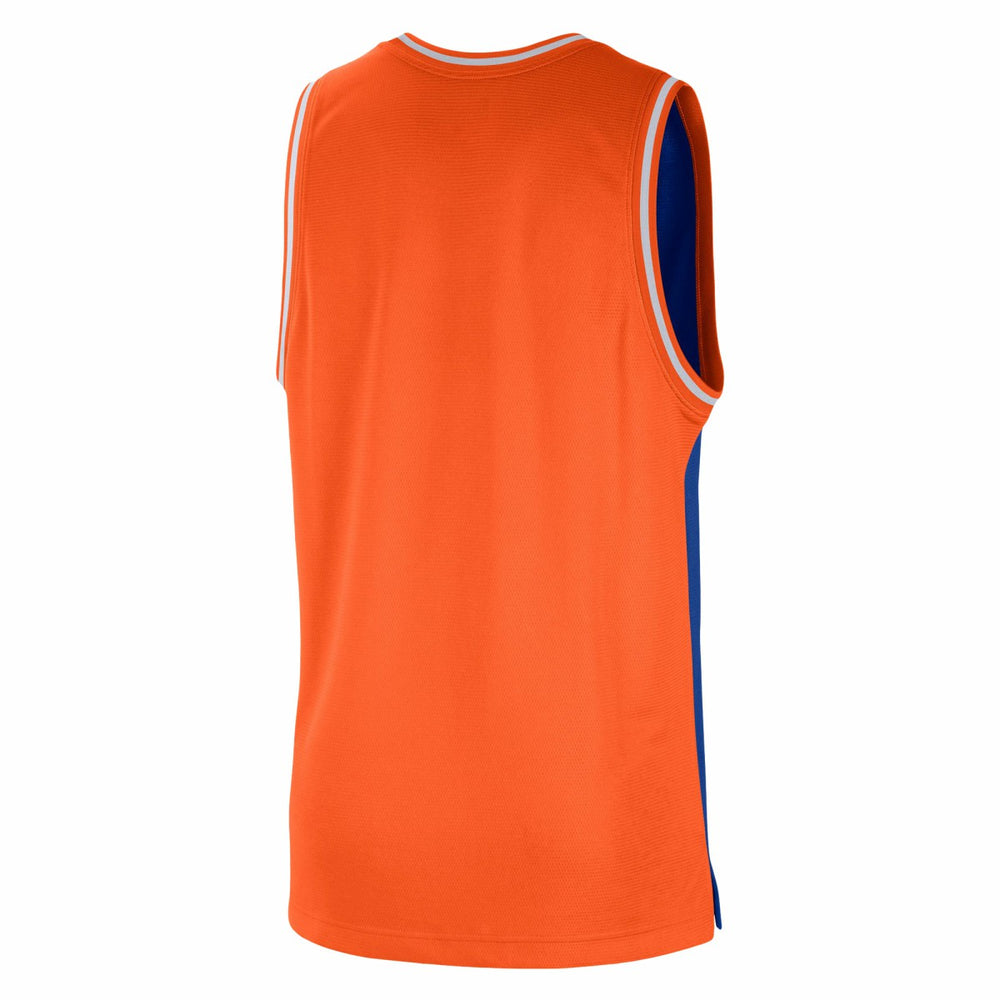 New York Knicks Courtside Versus Force Split DNA Performance Mesh Tank Top For Sale