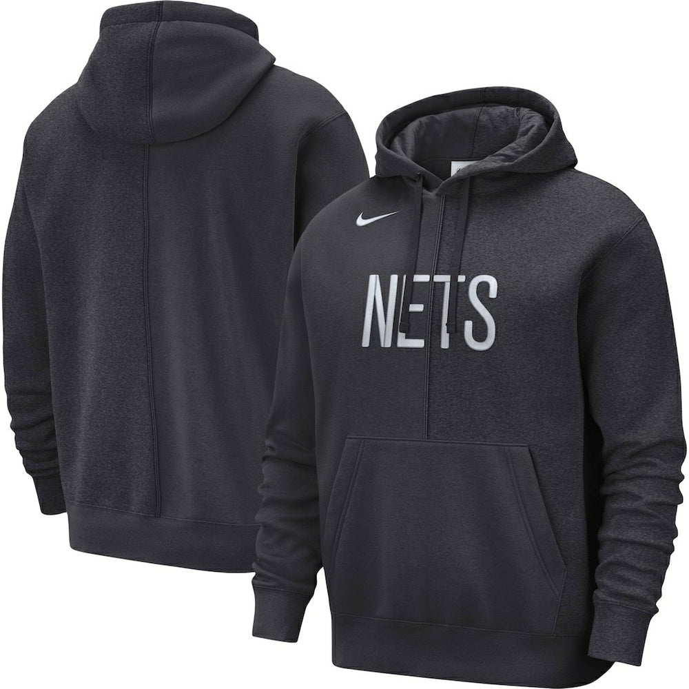 Brooklyn Nets Courtside Versus Stitch Split Pullover Hoodie Discount