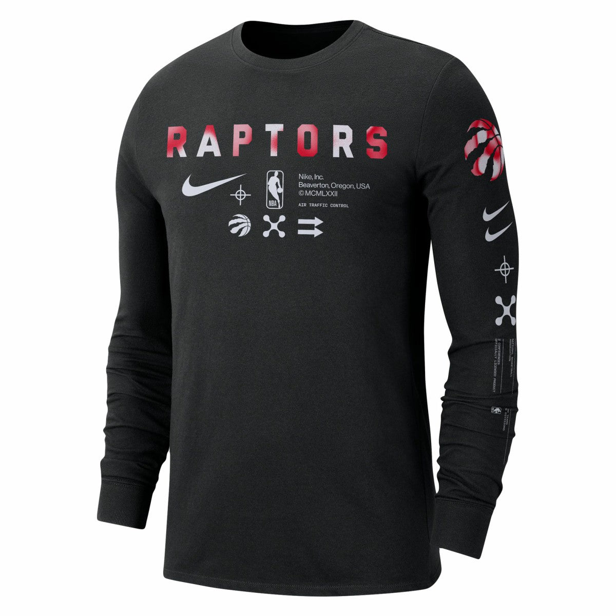 Toronto Raptors Essential Air Traffic Control Long Sleeve T-Shirt New