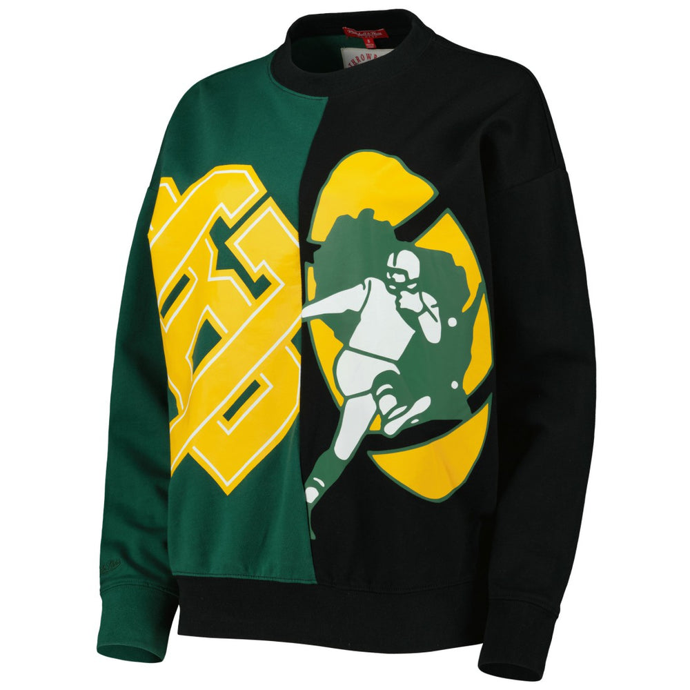 Green Bay Packers Mitchell & Ness Women's Big Face Pullover Sweatshirt