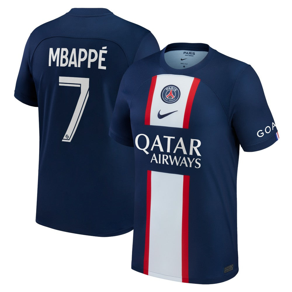 Kylian Mbappé Paris Saint-Germain 2022/23 Home Replica Player Jersey Blue - Nike