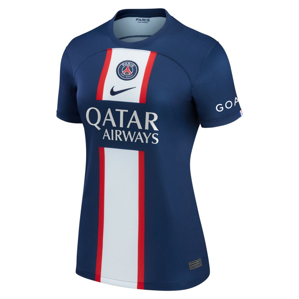 Kylian Mbappé Paris Saint-Germain Women's 2022/23 Home Replica Player Jersey Blue - Nike