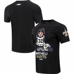 New Orleans Saints  Tyrann Mathieu  Pro Standard Player Avatar Graphic T-Shirt