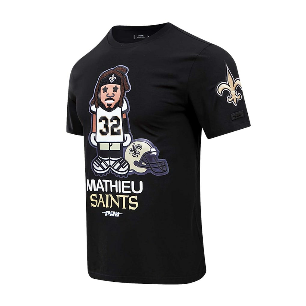 New Orleans Saints  Tyrann Mathieu  Pro Standard Player Avatar Graphic T-Shirt