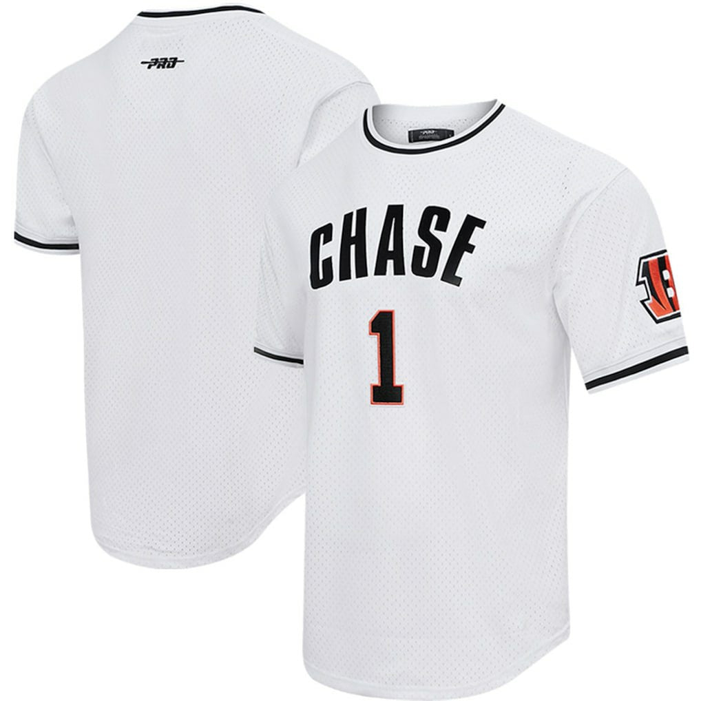 Cincinnati Bengals  Ja'Marr Chase  Pro Standard Mesh Player Name & Number Top
