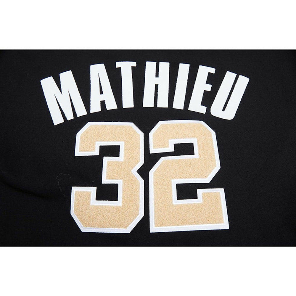 New Orleans Saints  Tyrann Mathieu  Pro Standard Player Name & Number Hoodie T-Shirt