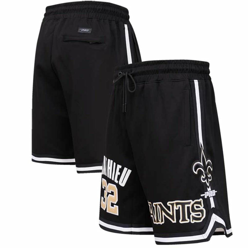 New Orleans Saints  Tyrann Mathieu  Pro Standard Player Name & Number Shorts