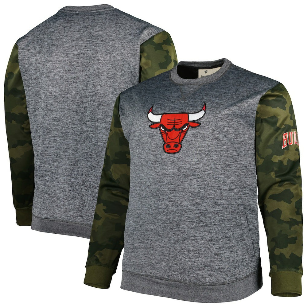 Chicago Bulls Big & Tall Camo Stitched Sweatshirt Online