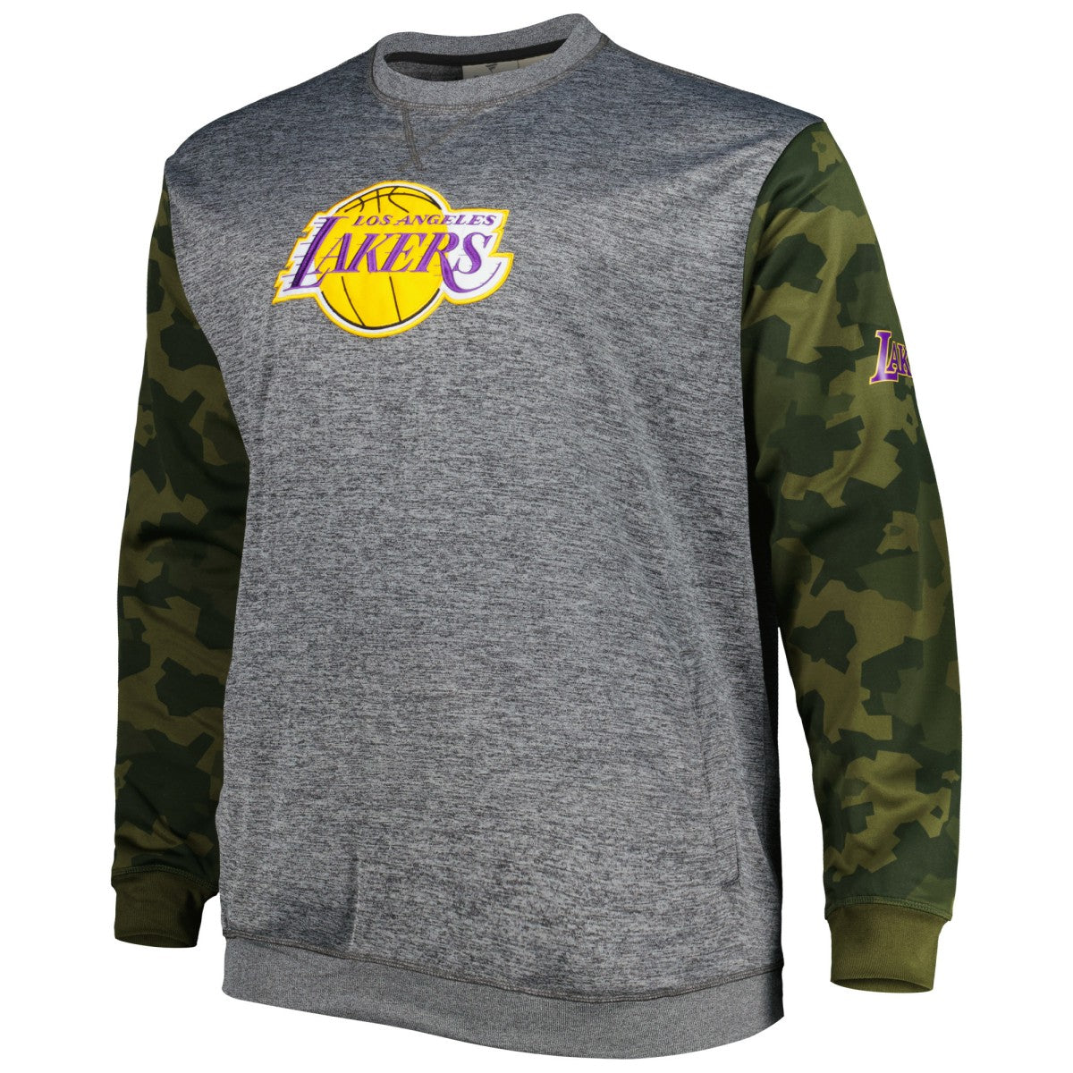 Los Angeles Lakers Big & Tall Camo Stitched Sweatshirt Discount