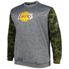 Los Angeles Lakers Big & Tall Camo Stitched Sweatshirt Discount