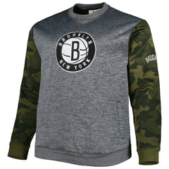 Brooklyn Nets Big & Tall Camo Stitched Sweatshirt Online