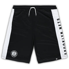 Brooklyn Nets Big & Tall Referee Iconic Mesh Shorts Outlet