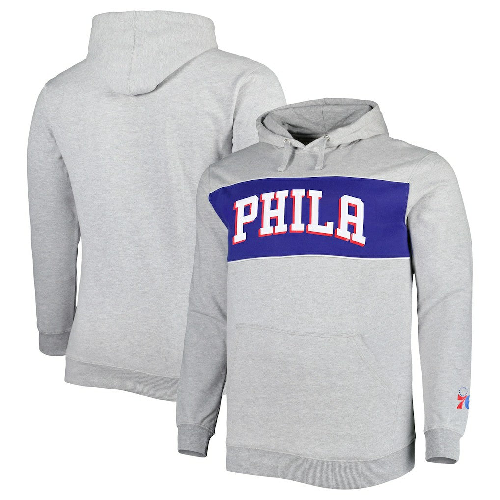 Philadelphia 76ers Big & Tall Wordmark Pullover Hoodie Discount