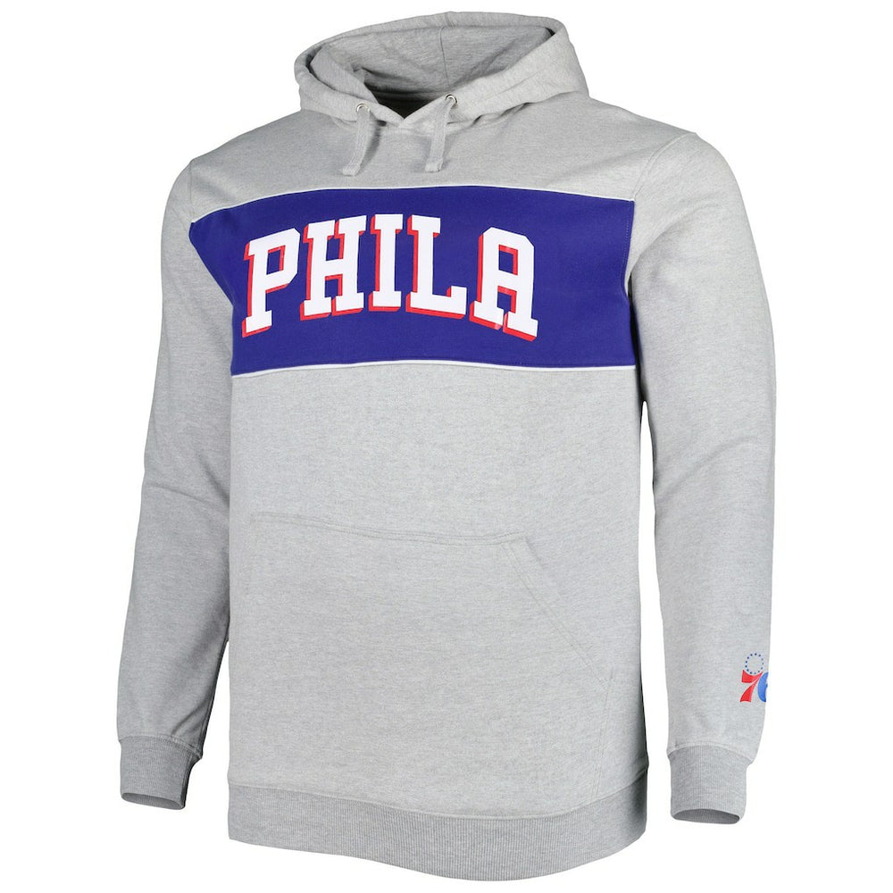 Philadelphia 76ers Big & Tall Wordmark Pullover Hoodie Discount