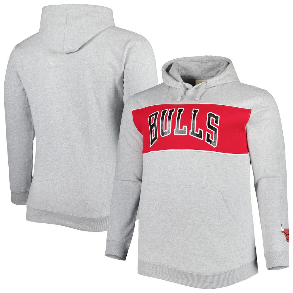 Chicago Bulls Big & Tall Wordmark Pullover Hoodie sale On Sale