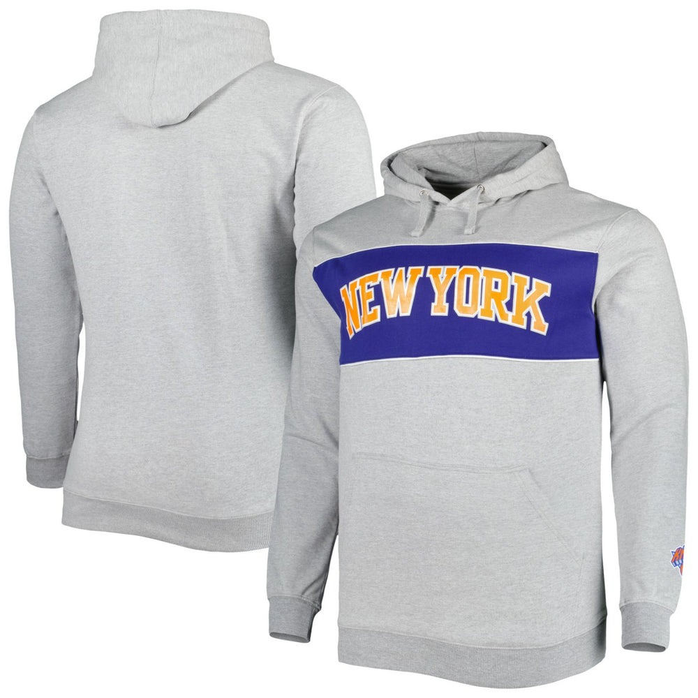 New York Knicks Big & Tall Wordmark Pullover Hoodie For Sale