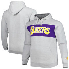Los Angeles Lakers Big & Tall Wordmark Pullover Hoodie New