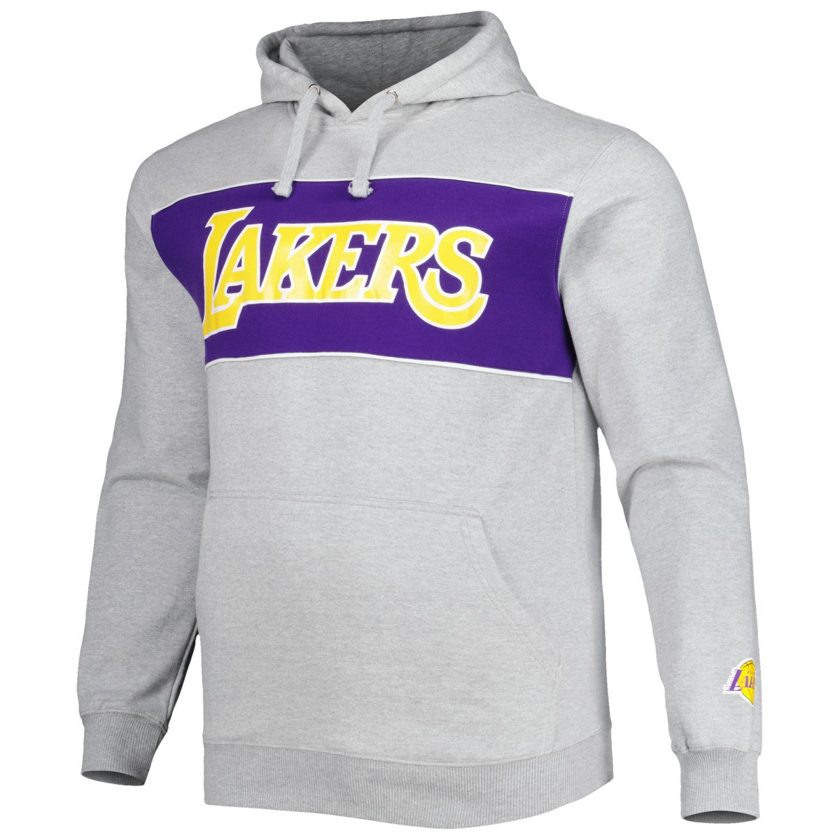 Los Angeles Lakers Big & Tall Wordmark Pullover Hoodie New