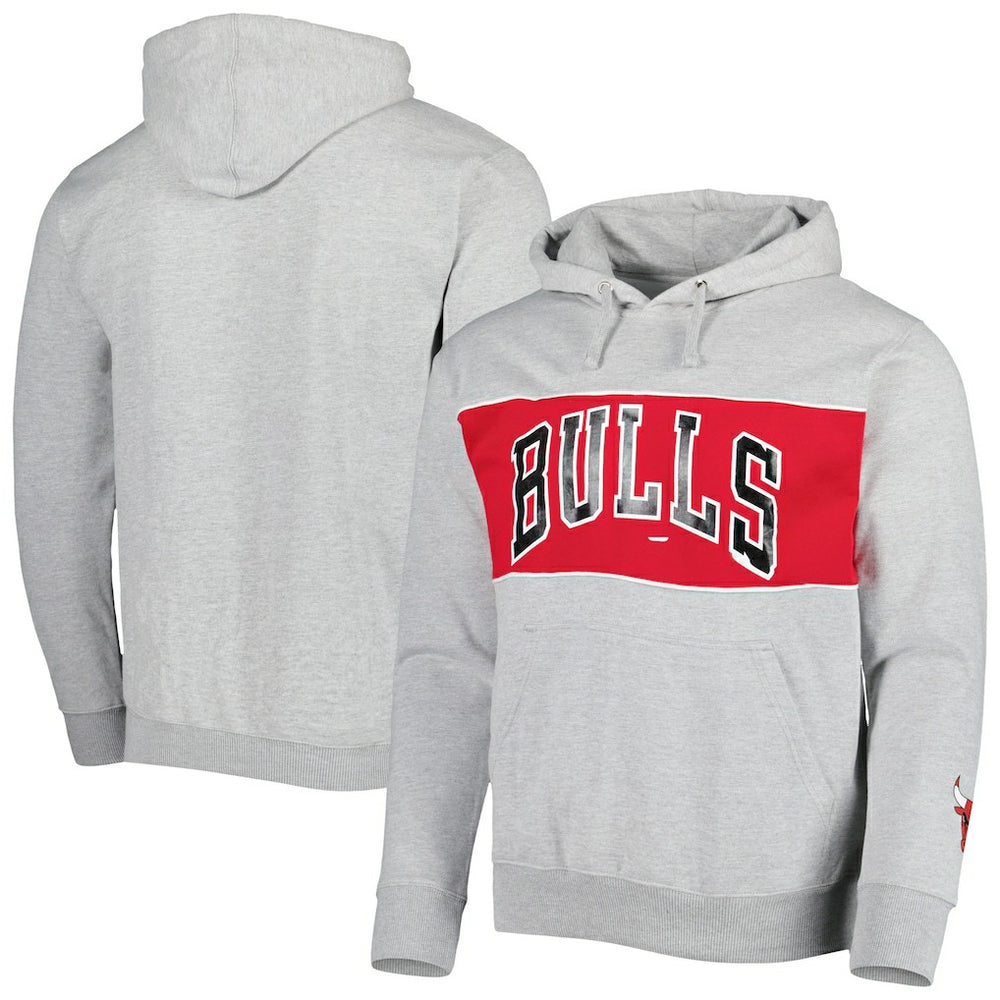 Chicago Bulls Wordmark French Terry Pullover Hoodie Discount