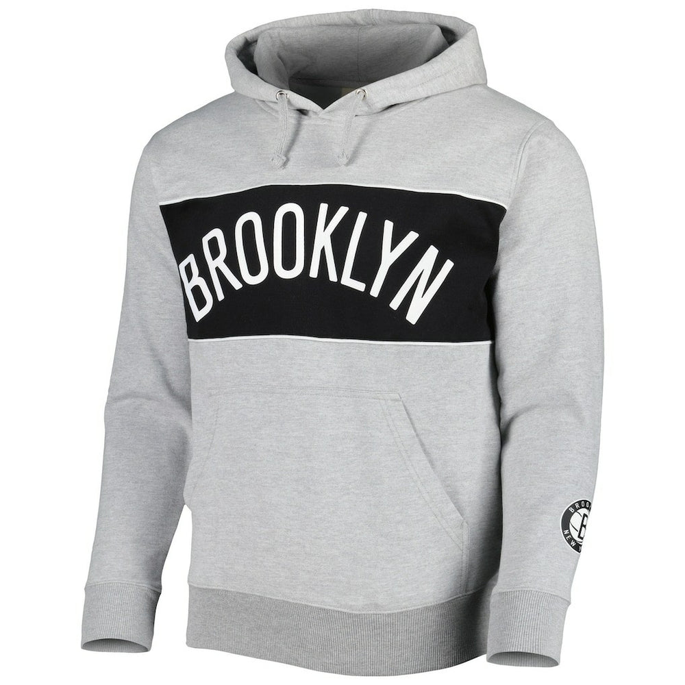 Brooklyn Nets Wordmark French Terry Pullover Hoodie For Sale
