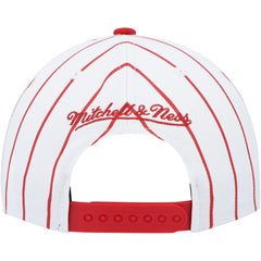 Philadelphia 76ers Hardwood Classics Pinstripe Snapback Hat On Sale