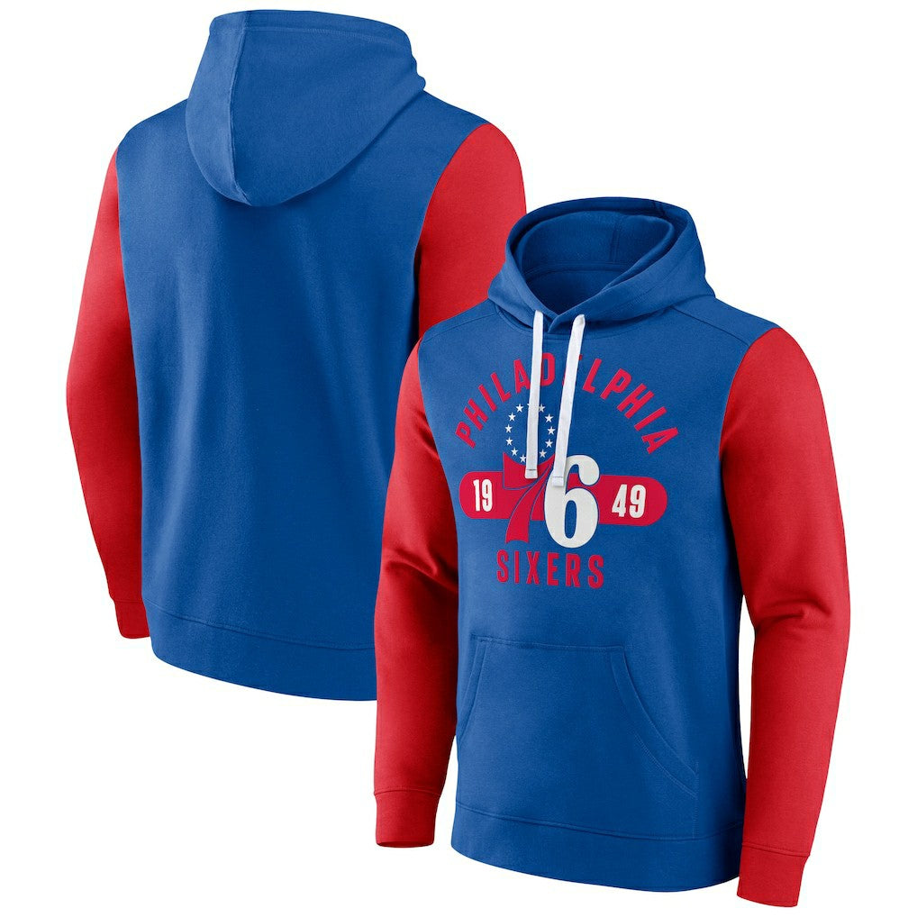 Philadelphia 76ers Big & Tall Bold Attack Pullover Hoodie Discount
