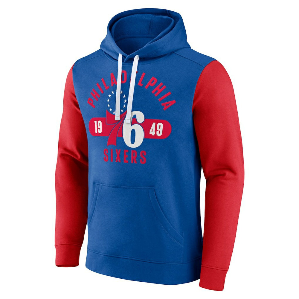 Philadelphia 76ers Big & Tall Bold Attack Pullover Hoodie Discount