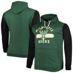 Milwaukee Bucks Big & Tall Bold Attack Pullover Hoodie Discount