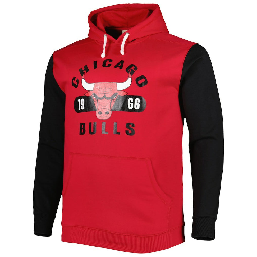 Chicago Bulls Big & Tall Bold Attack Pullover Hoodie New