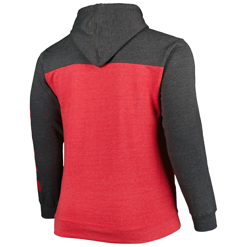 Chicago Bulls Big & Tall Down and Distance Full-Zip Hoodie On Sale