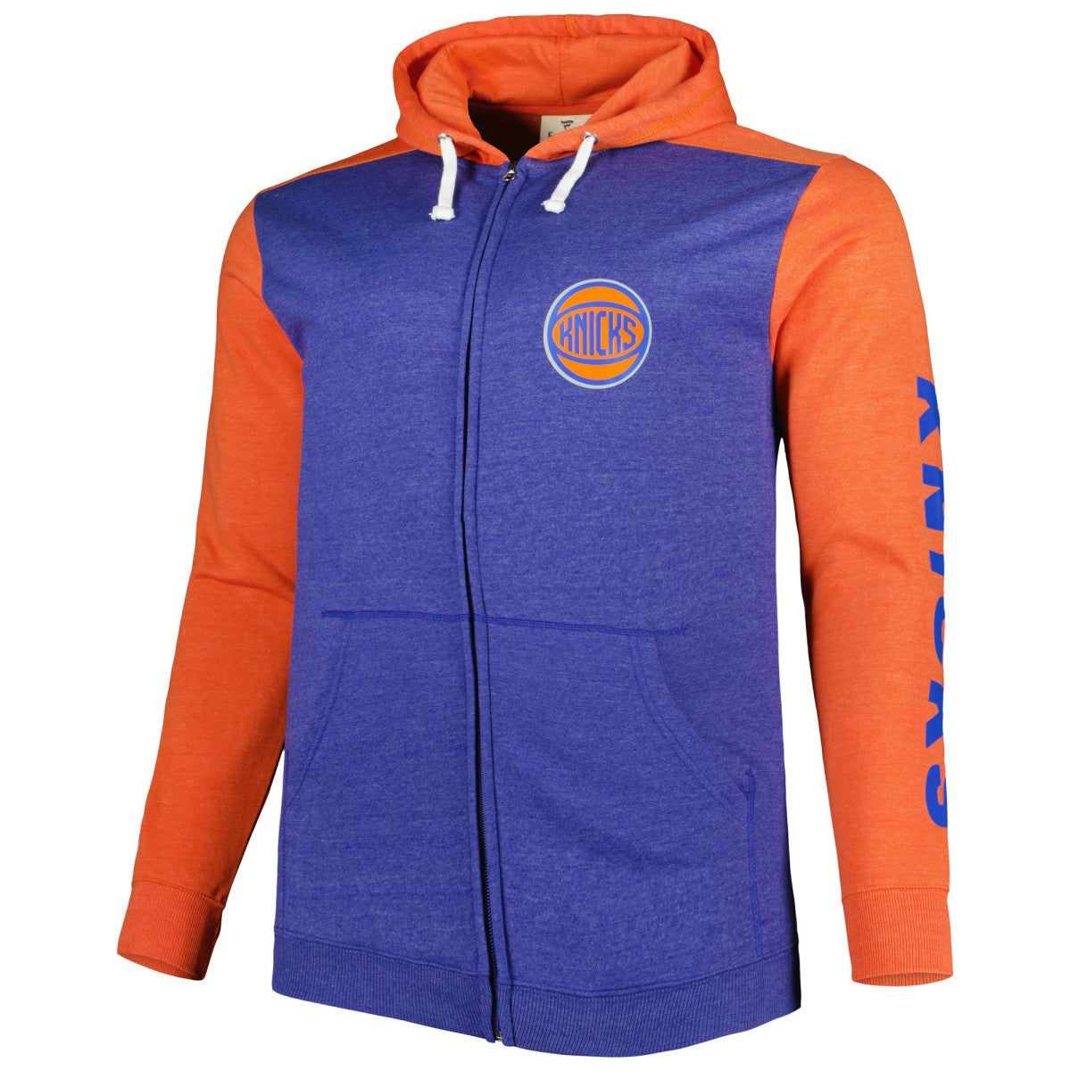 New York Knicks Big & Tall Down and Distance Full-Zip Hoodie For Sale