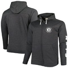 Brooklyn Nets Big & Tall Down and Distance Full-Zip Hoodie Discount