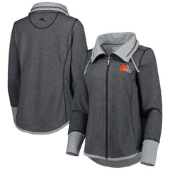 Cleveland Browns Tommy Bahama Women's Sport Sun Fade Full-Zip Sweatshirt