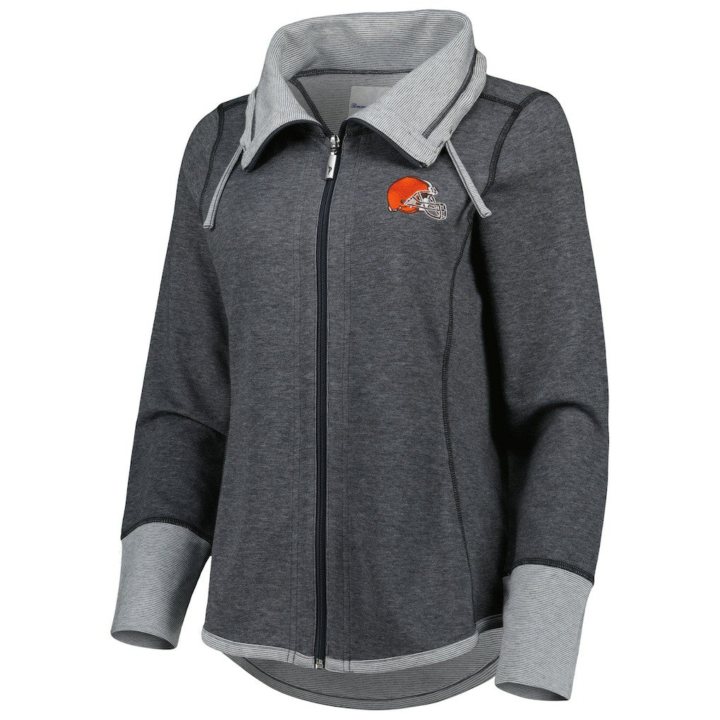 Cleveland Browns Tommy Bahama Women's Sport Sun Fade Full-Zip Sweatshirt