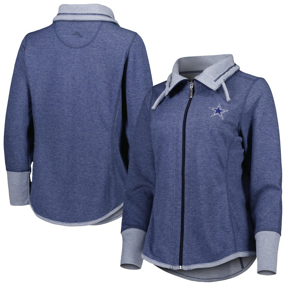 Dallas Cowboys Tommy Bahama Women's Sport Sun Fade Full-Zip Sweatshirt