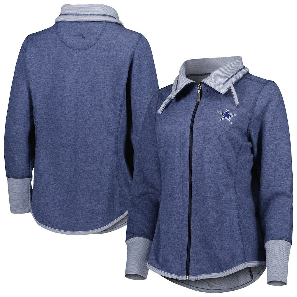 Dallas Cowboys Tommy Bahama Women's Sport Sun Fade Full-Zip Sweatshirt