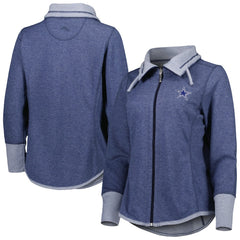 Dallas Cowboys Tommy Bahama Women's Sport Sun Fade Full-Zip Sweatshirt