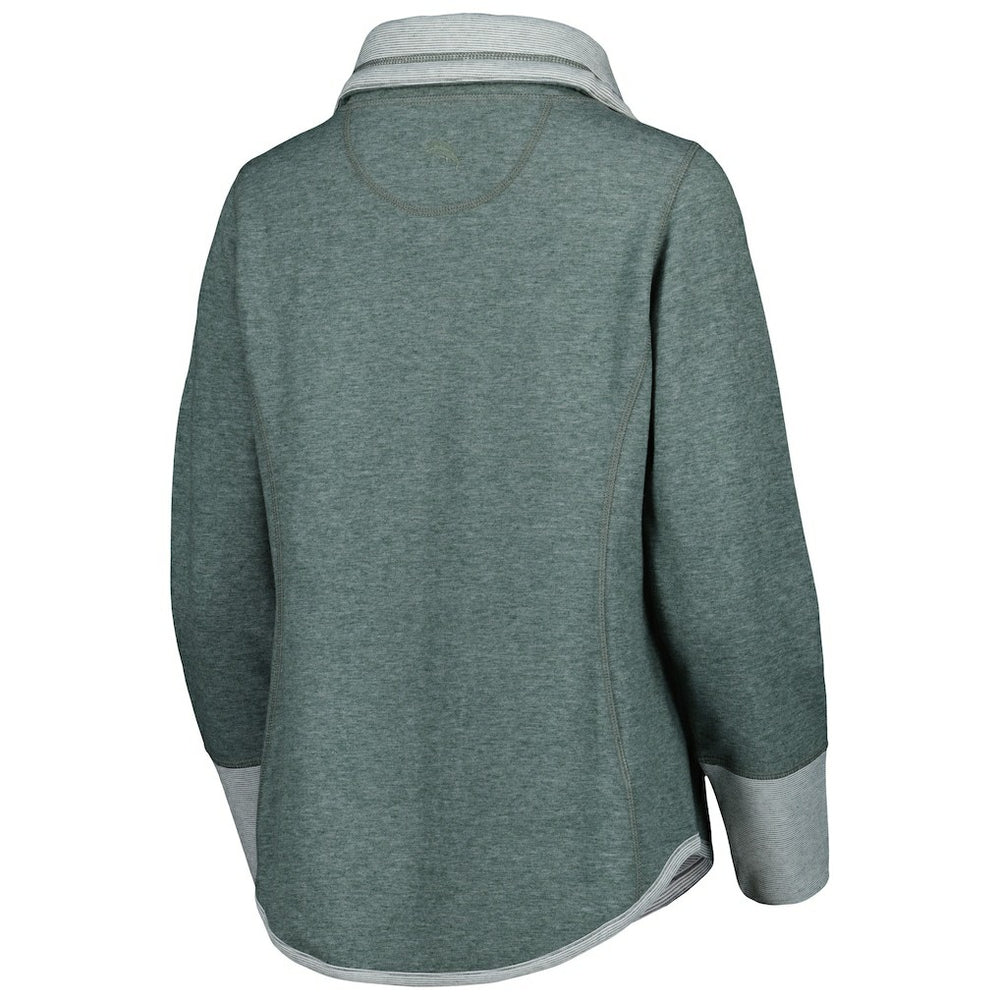 Green Bay Packers Tommy Bahama Women's Sport Sun Fade Full-Zip Sweatshirt