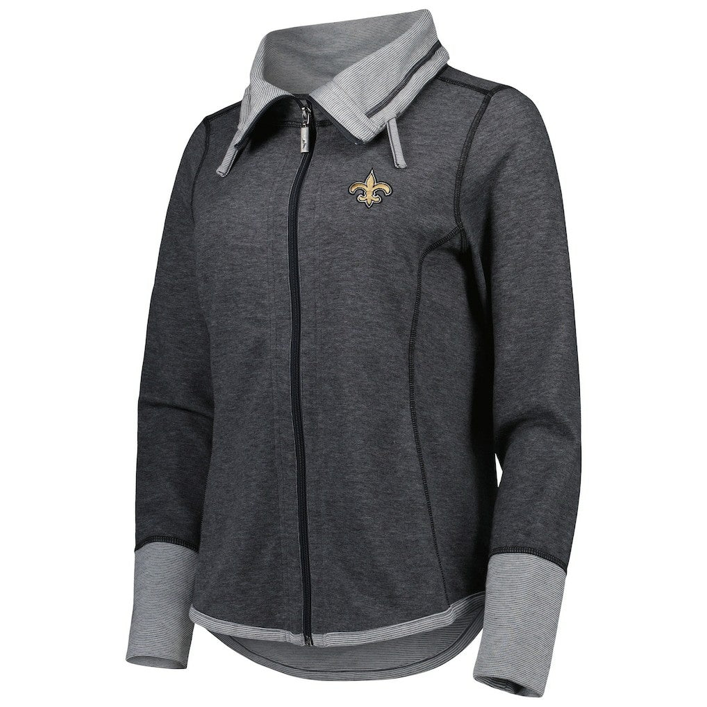 New Orleans Saints Tommy Bahama Women's Sport Sun Fade Full-Zip Sweatshirt