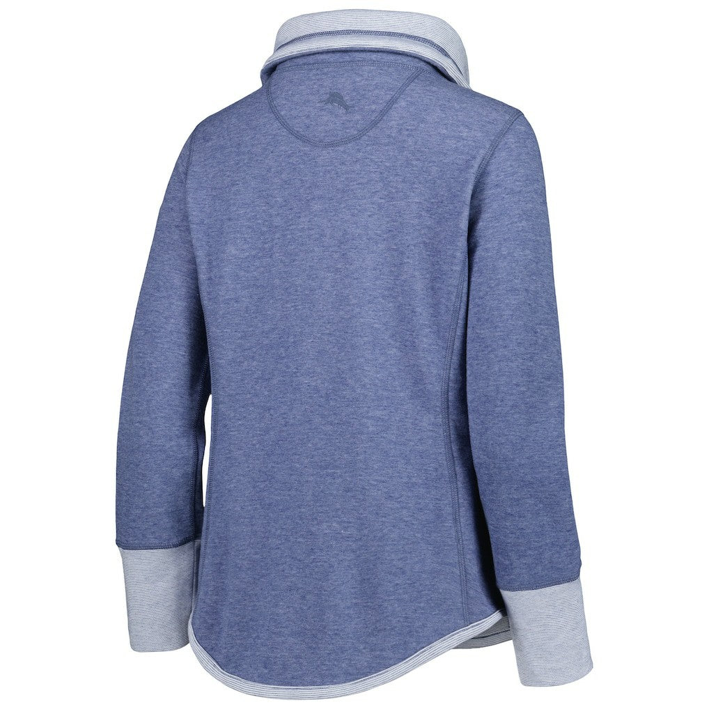 Seattle Seahawks Tommy Bahama Women's Sport Sun Fade Full-Zip Sweatshirt
