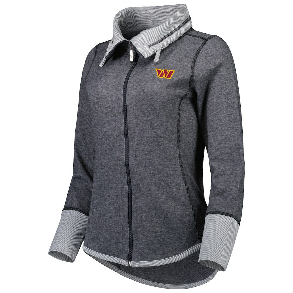 Washington Commanders Tommy Bahama Women's Sport Sun Fade Full-Zip Sweatshirt