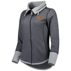 Washington Commanders Tommy Bahama Women's Sport Sun Fade Full-Zip Sweatshirt