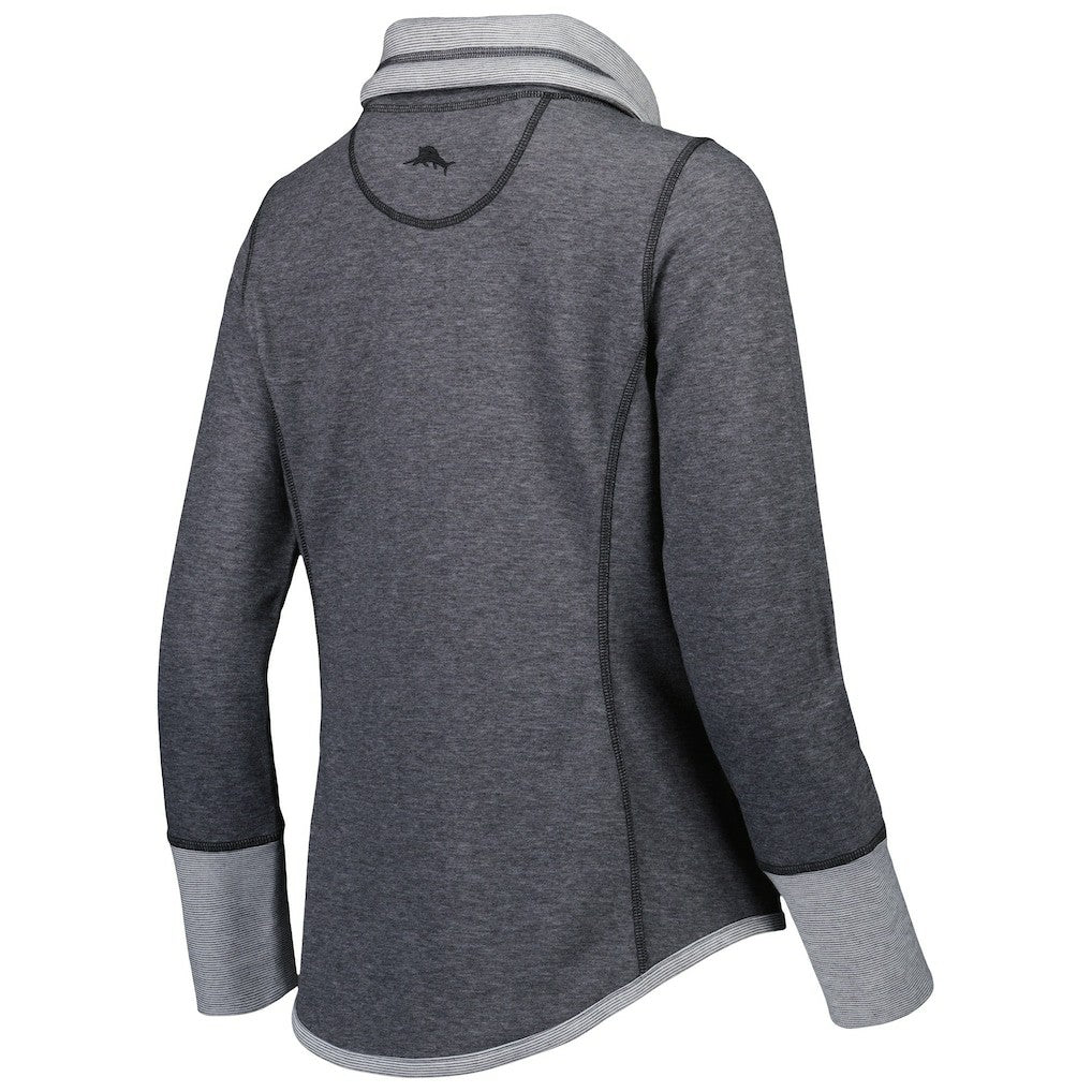 Washington Commanders Tommy Bahama Women's Sport Sun Fade Full-Zip Sweatshirt