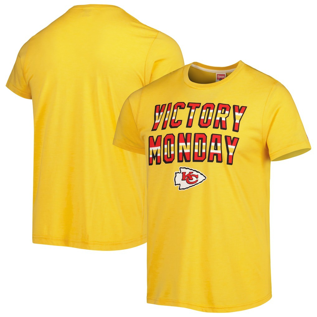 Kansas City Chiefs  Homage Victory Monday Tri-Blend T-Shirt