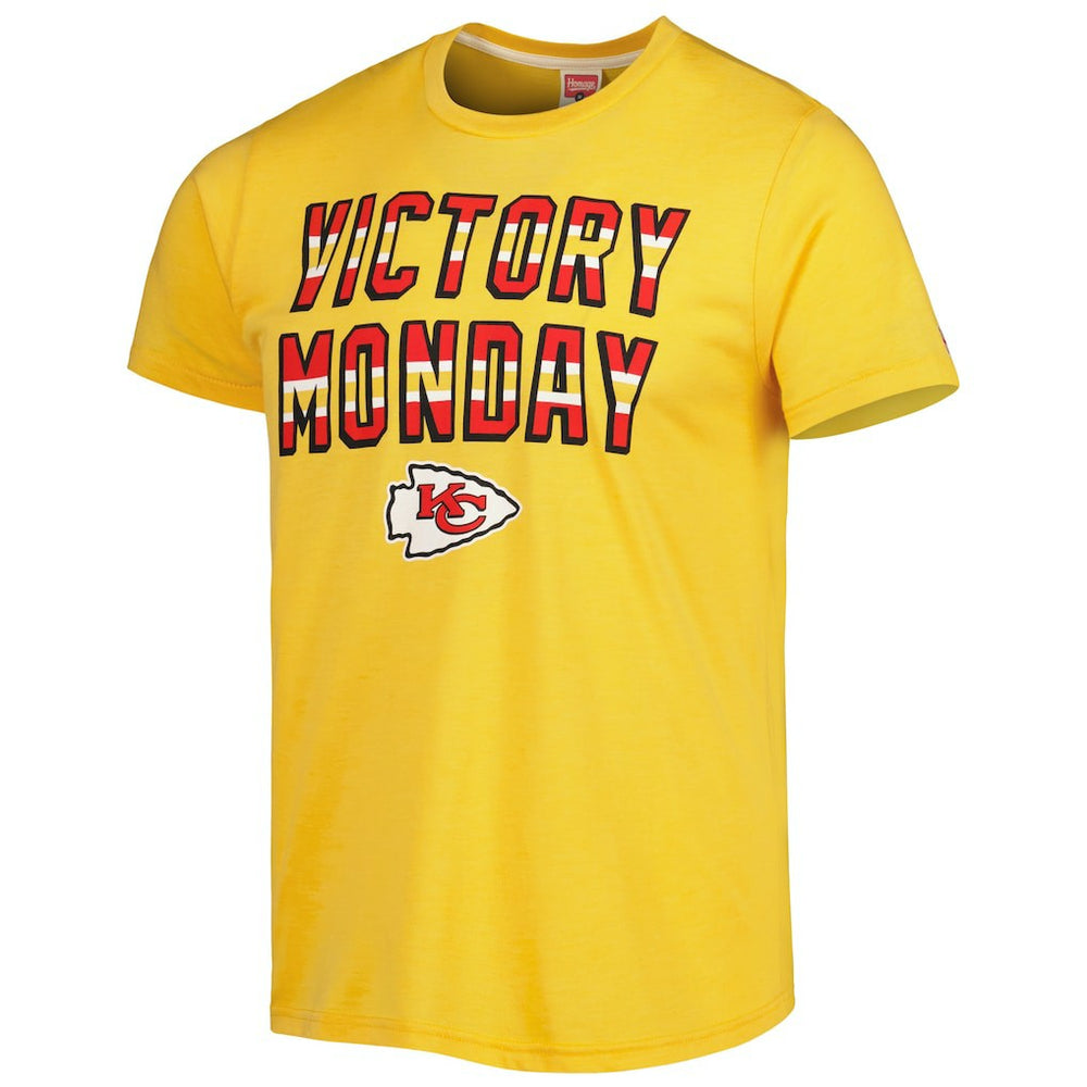Kansas City Chiefs  Homage Victory Monday Tri-Blend T-Shirt