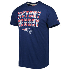 New England Patriots  Homage Victory Monday Tri-Blend T-Shirt