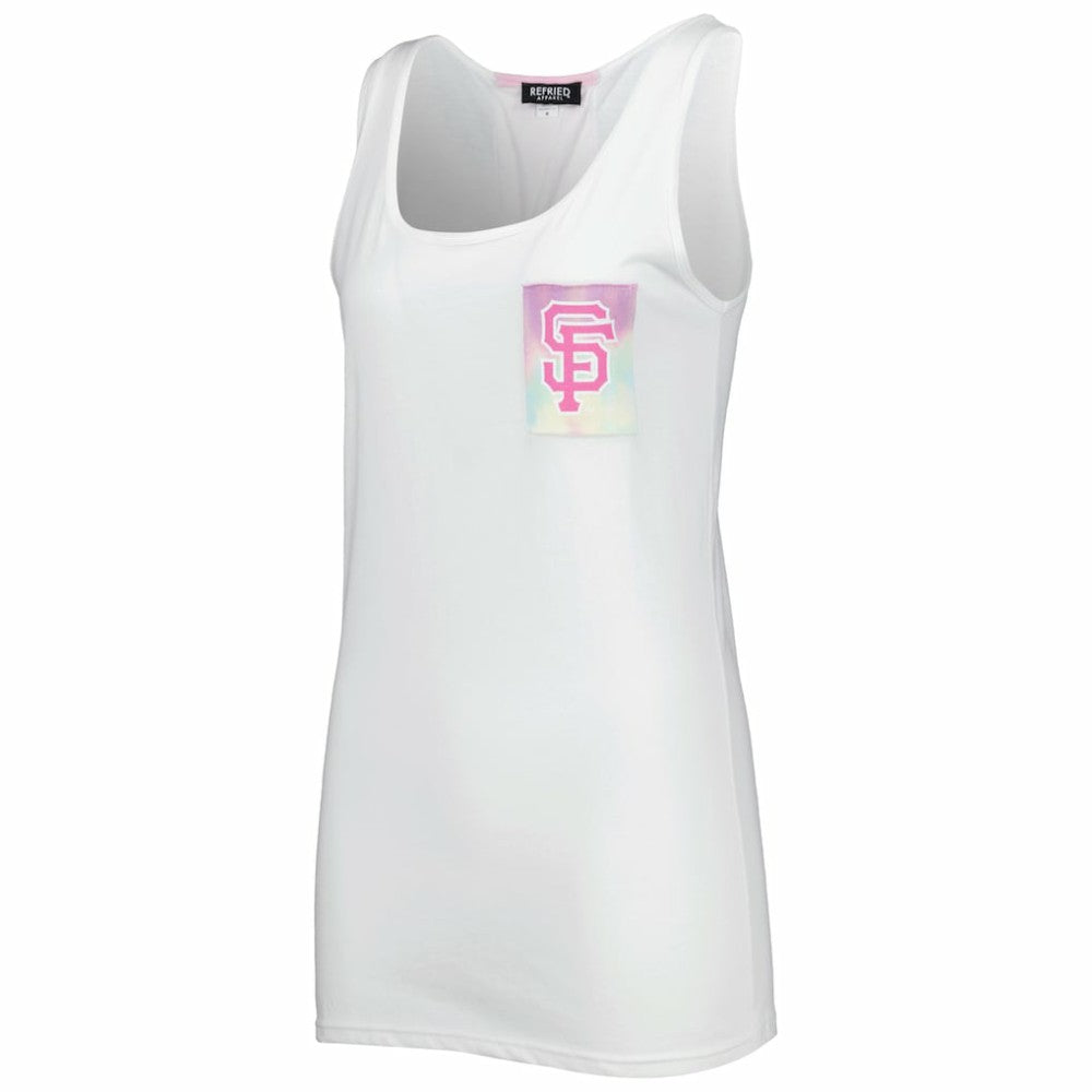 San Francisco Giants Refried Apparel Women's Tie-Dye Tank Top | MLB Near me