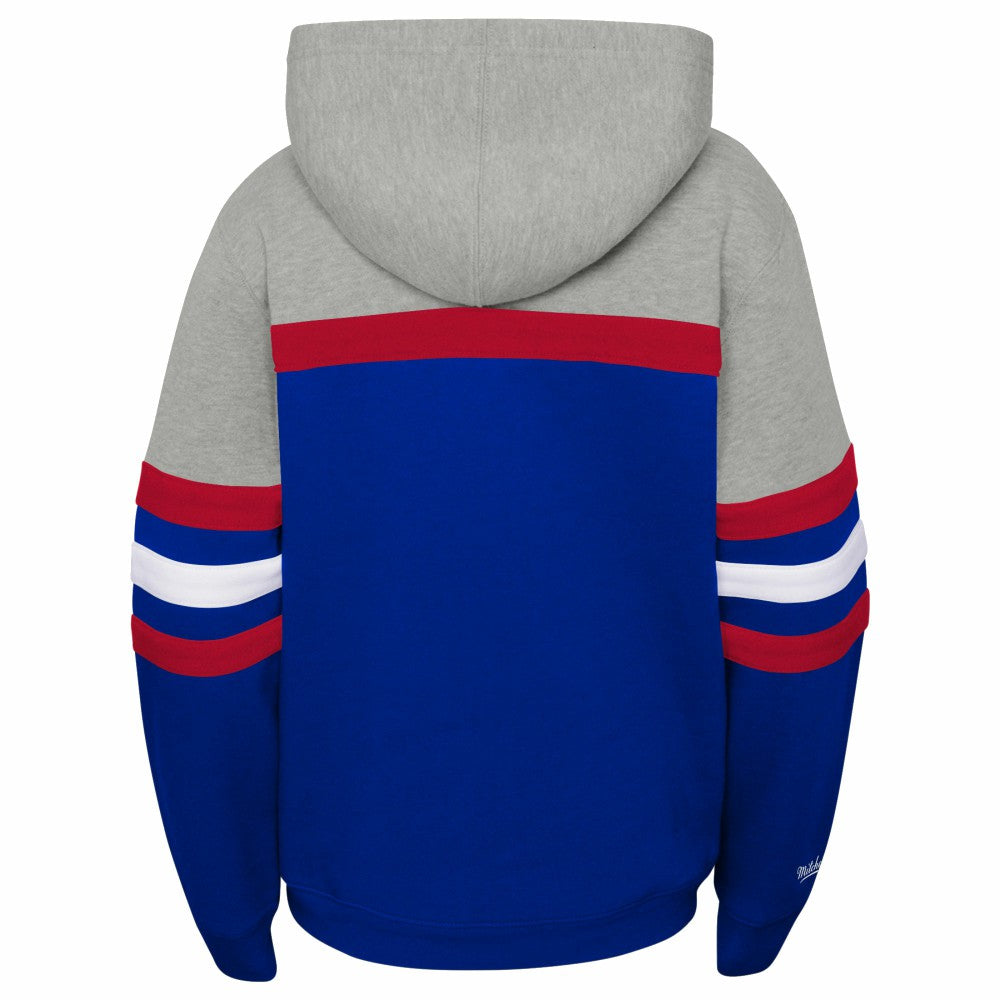 Los Angeles Dodgers Mitchell & Ness Youth Cooperstown Collection Head Coach Pullover Hoodie | MLB Sale