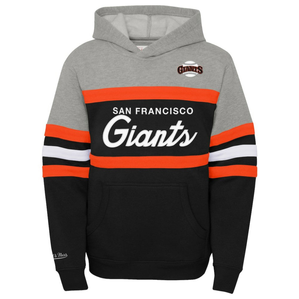 San Francisco Giants Mitchell & Ness Youth Cooperstown Collection Head Coach Pullover Hoodie | MLB Shop